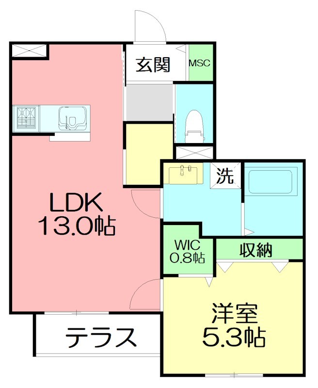 （仮称）鵠沼海岸7丁目メゾン 102号室 間取り