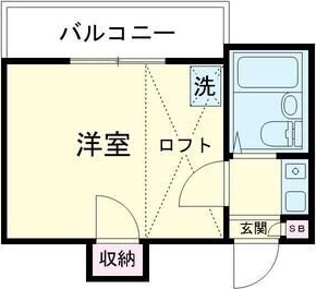 ランドマーク長後 207号室 間取り