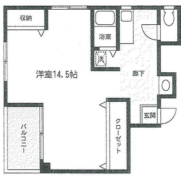 ヴィラ・ステューディオ 301号室 間取り