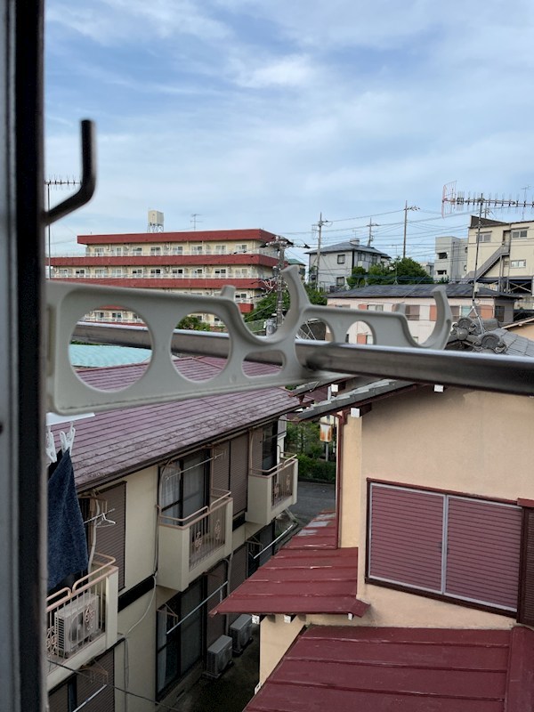 コーポサンフラワー ベランダ