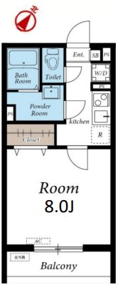 Comfy Sagamigaoka 103号室 間取り