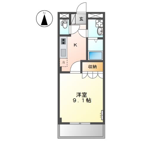 シャン・ド・ペーシュ 間取り