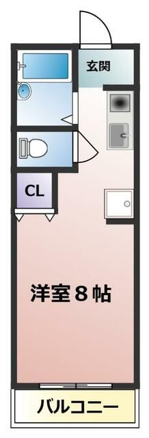 コーポＫ＆Ｕ 102号室 間取り