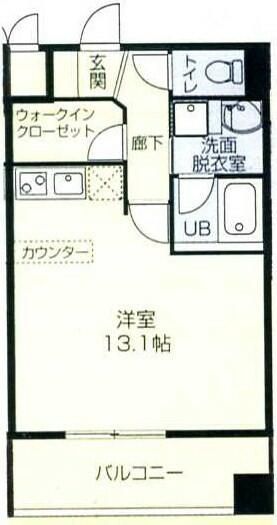 オパールマンション 608号室 間取り