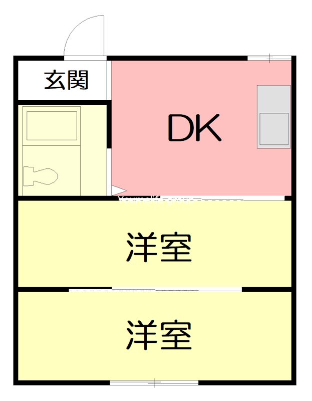 インベストメント井ノ口 201号室 間取り