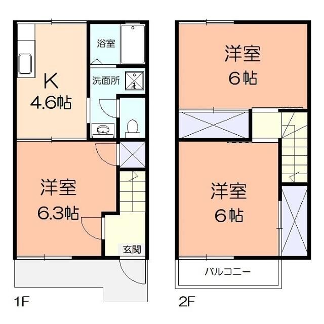 ルミエールハイツ 102号室 間取り