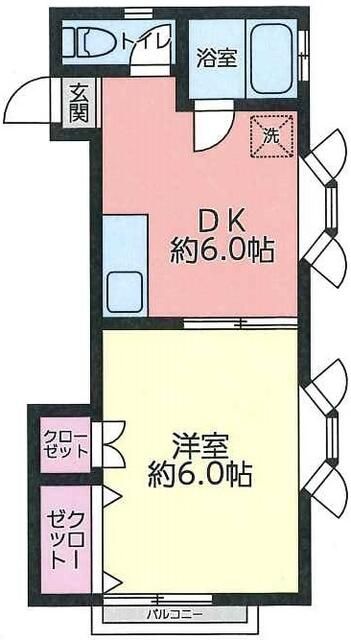 ハイツグリーンシティ 103号室 間取り