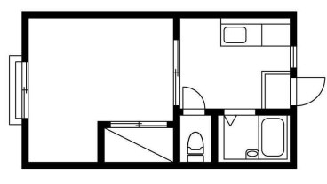 ホワイトハイツ 101号室 間取り