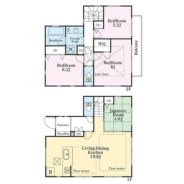 藤沢市鵠沼桜が岡３丁目戸建 間取り