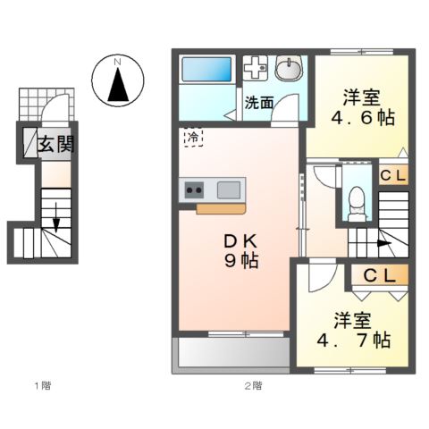 エスポワール　（espoir） 間取り