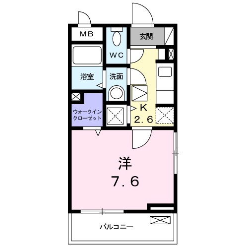 カーンズ高座渋谷 101号室 間取り