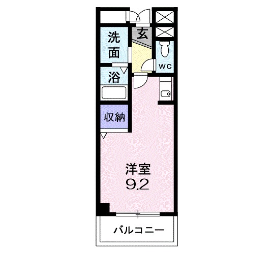 ユタカビル 304号室 間取り