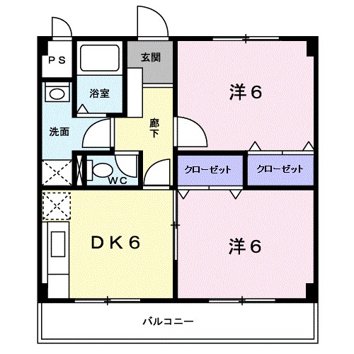 マーヴェラス湘南 303号室 間取り