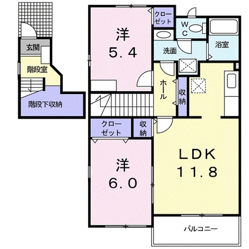 エミネンス湘南Ⅶ 203号室 間取り
