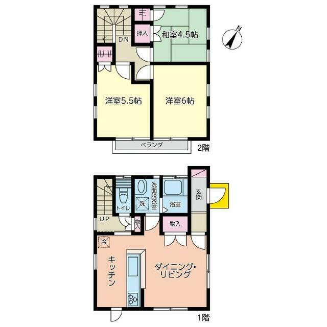 温水西貸家 間取り