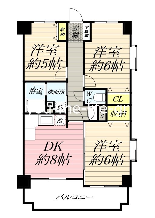 エミネントアプレイス 403号室 間取り