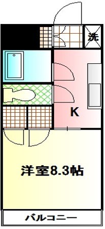 マ・シャンブル 305号室 間取り