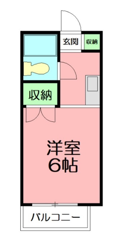 パークビル 603号室 間取り