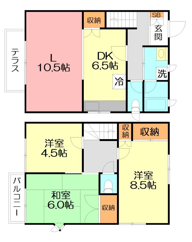 ドルフエハラＣ 0002号室 間取り
