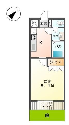 エスポアール 0101号室 間取り