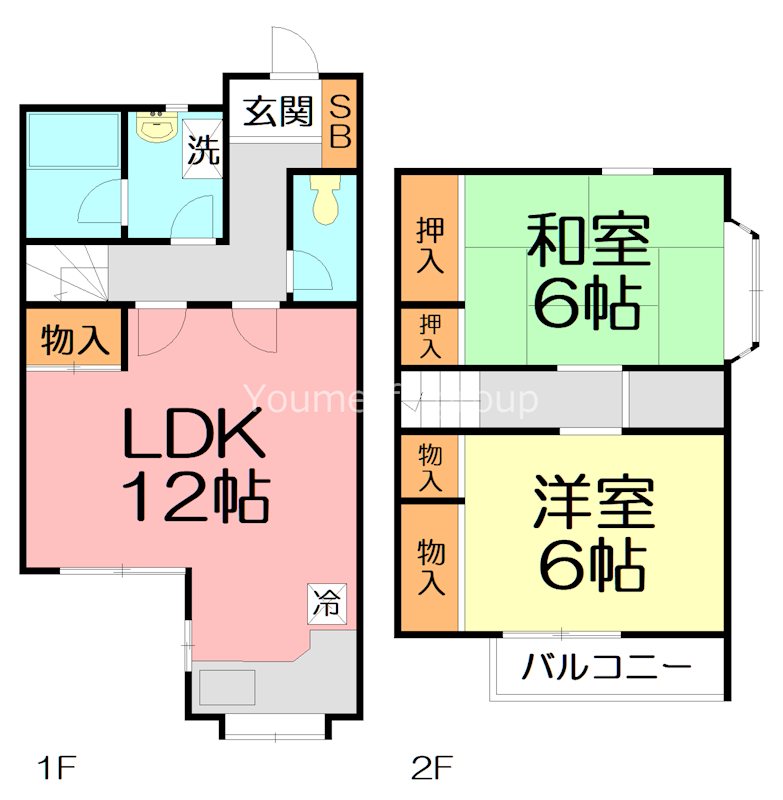 グランデュール湘南 103号室 間取り