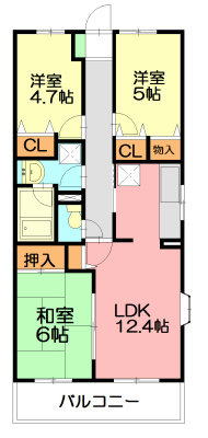 湘南山の手マンション 301号室 間取り