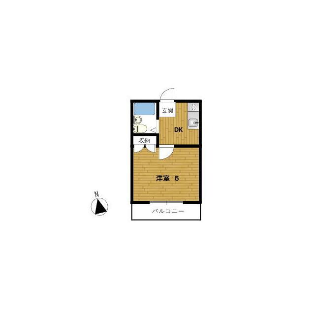 ドミール２１ 202号室 間取り