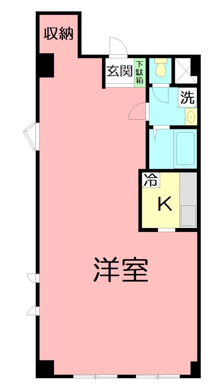 プロシード小池  405号室 間取り