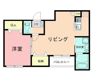 CORE BREEZE 202号室 間取り