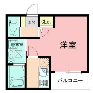 CORE BREEZE 102号室 間取り