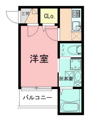 CORE BREEZE 103号室 間取り