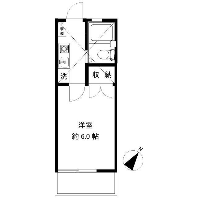 辻堂ニューエスタ２１ 205号室 間取り