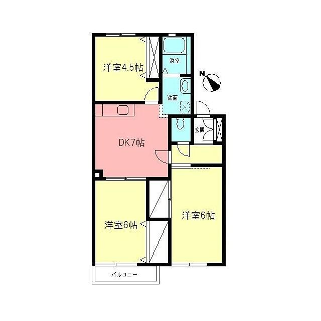 レジデンスＴ 102号室 間取り