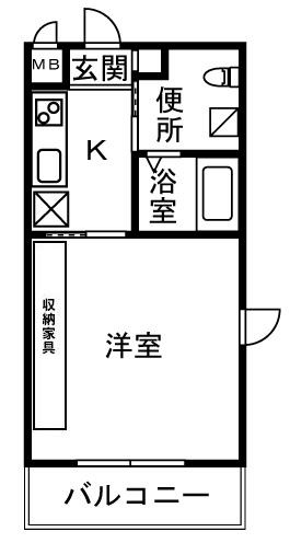 カーサ ラゴーア 301号室 間取り