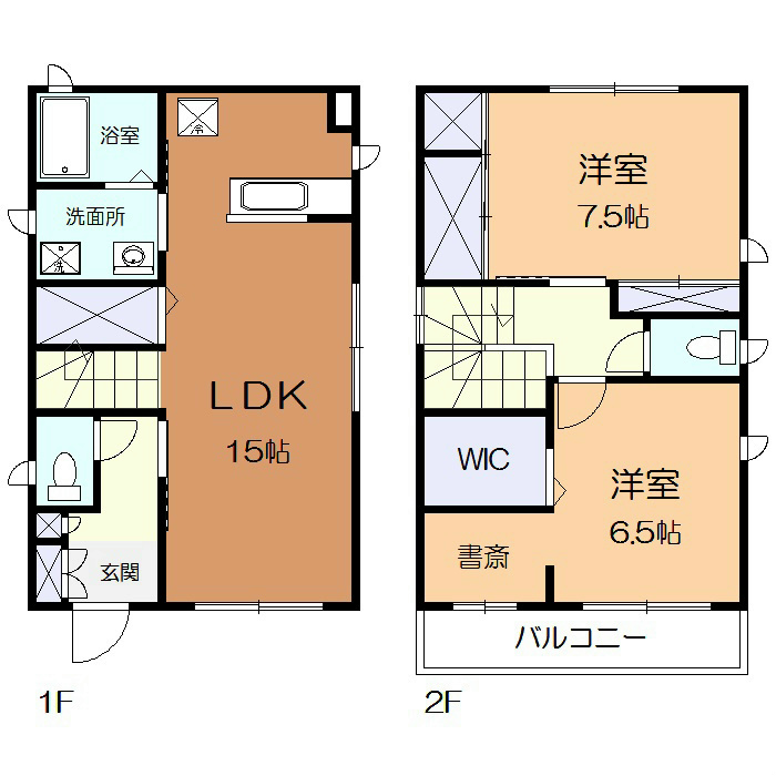 シャルールⅠ 間取り