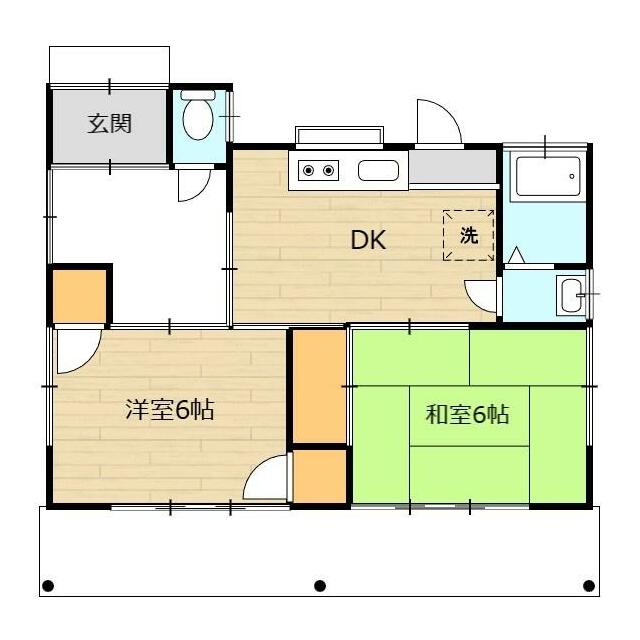 星野貸家 間取り