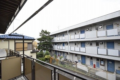 清水ハイツ ベランダ