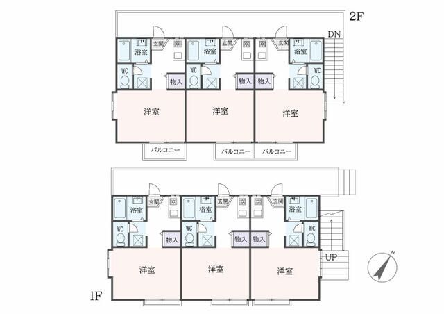 端山ハイツ 101号室 間取り