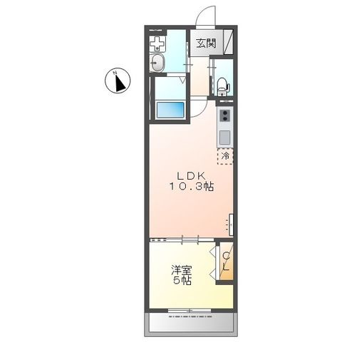 リオグランデ東戸塚 102号室 間取り