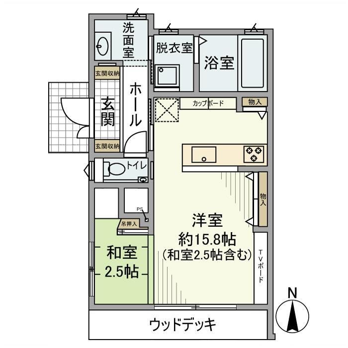 宮松町戸建 1号室 間取り