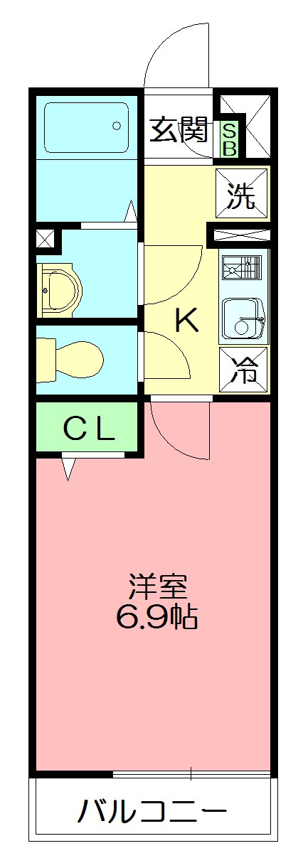 リブリ・Hanaみずき 201号室 間取り