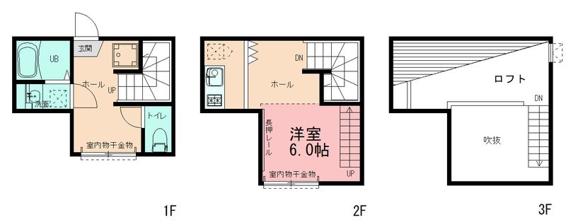 カーサフェリーチェ大船観音 103号室 間取り