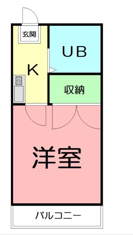 ファーストパレス 0206号室 間取り