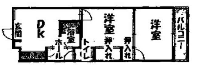洋光台コープ今井 202号室 間取り