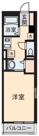 クレスト湘南 201号室 間取り