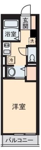 クレスト湘南 203号室 間取り