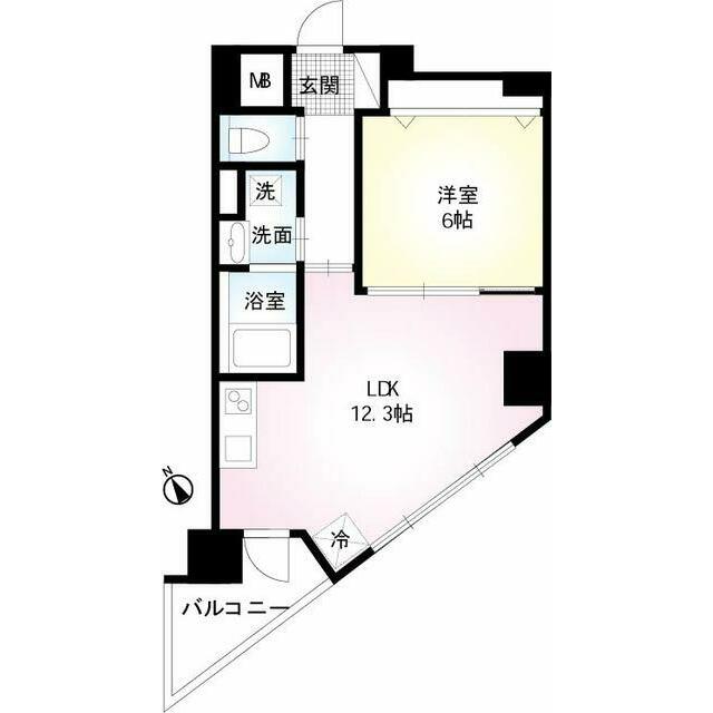 グレイシャスK鵠沼 302号室 間取り