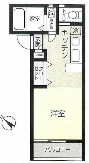 ルミナス鵠沼 103号室 間取り