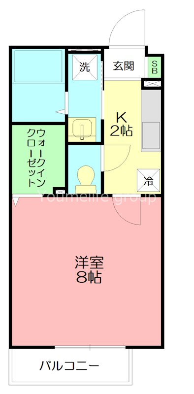 ブランシュ・ソフィア 201号室 間取り