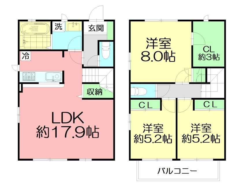 ラ・グリシーヌ鵠沼海岸 301号室 間取り